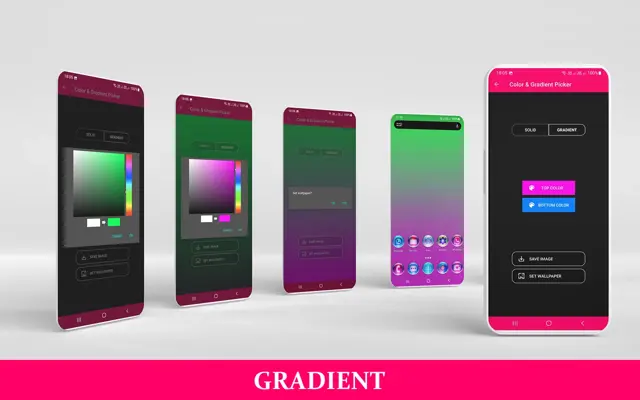 Wallpapers, Color & Gradient Picker android App screenshot 5